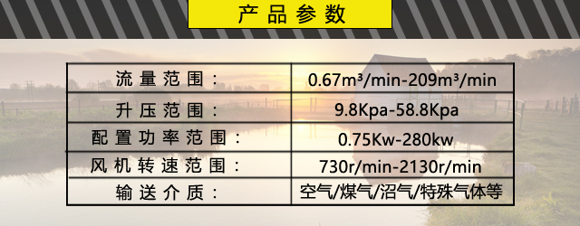 污水曝氣風機產品參數 污水曝氣風機產品參數