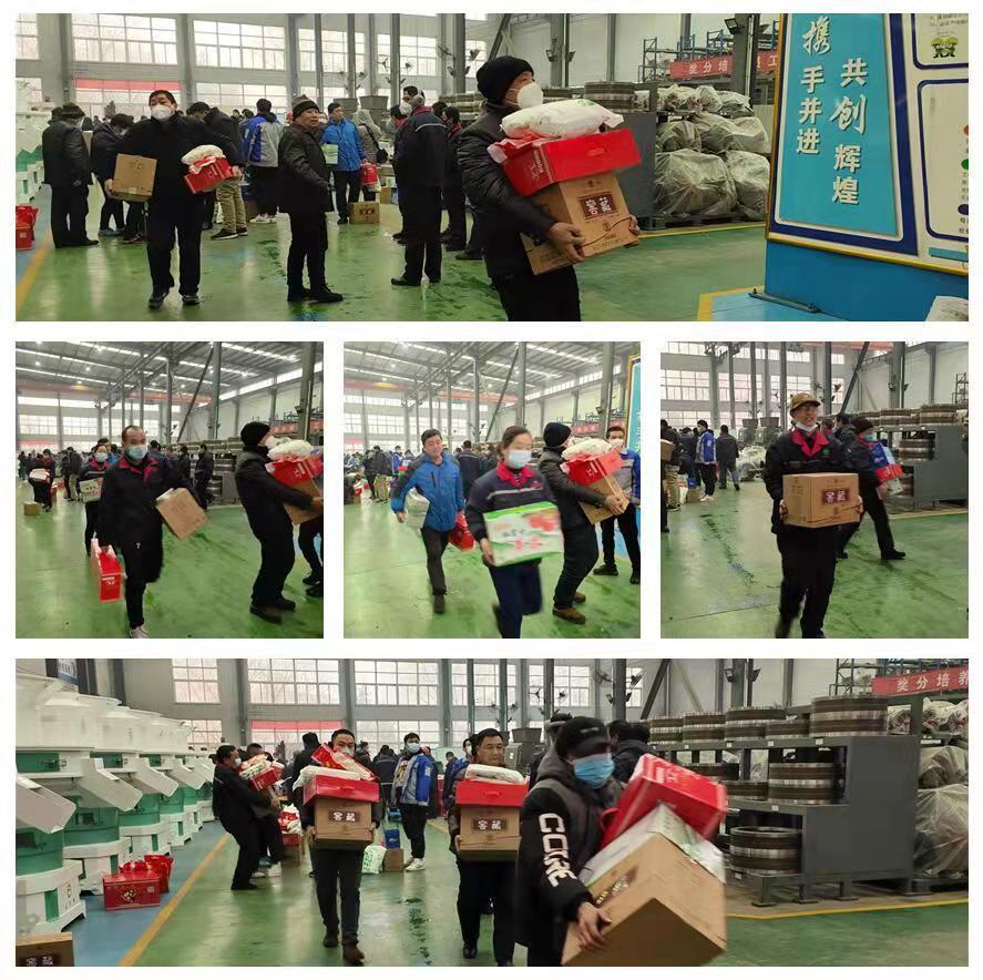 迎新春 送福利——章丘豐源機械給員工送春節福利啦 迎新春 送福利——章丘豐源機械給員工送春節福利啦